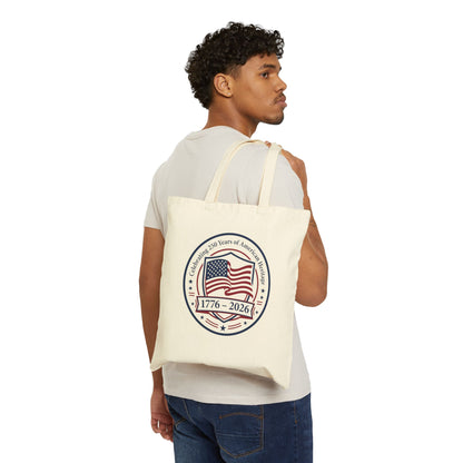 USA 250 1776–2026 Natural Tote Bag
