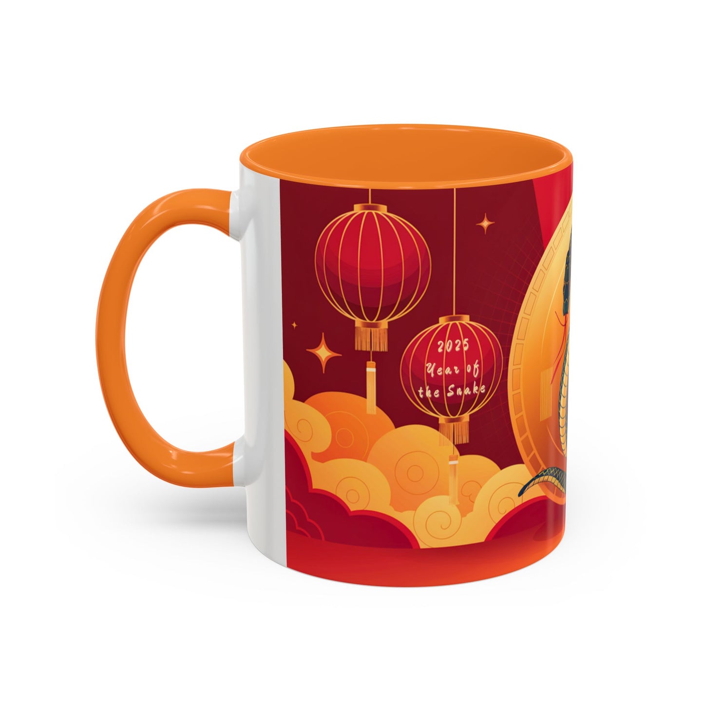 2025 Year of the Snake Chinese New Year Colorful Mug, 11oz (v5)