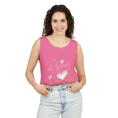 Comfort Colors® 9360 Women's Garment-Dyed Tank Top - L’Amour Toujours – Romantic French Love Design