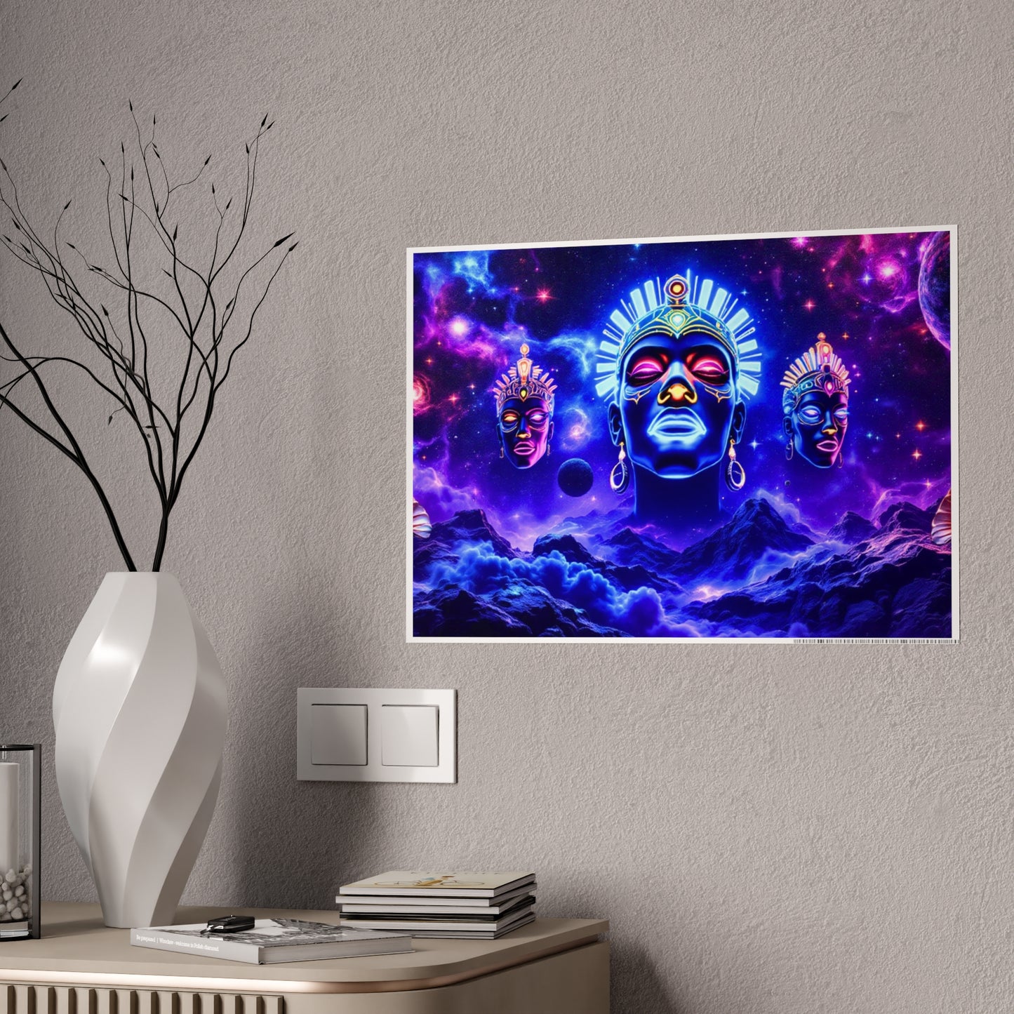 Jazz-Inspired Glossy Poster Art | Voodoo Vibes