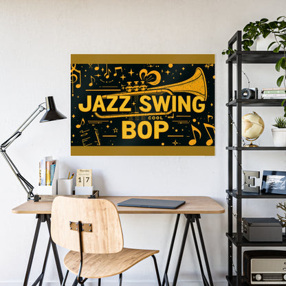 Jazz-Inspired Glossy Poster Art | Fourth Dimension