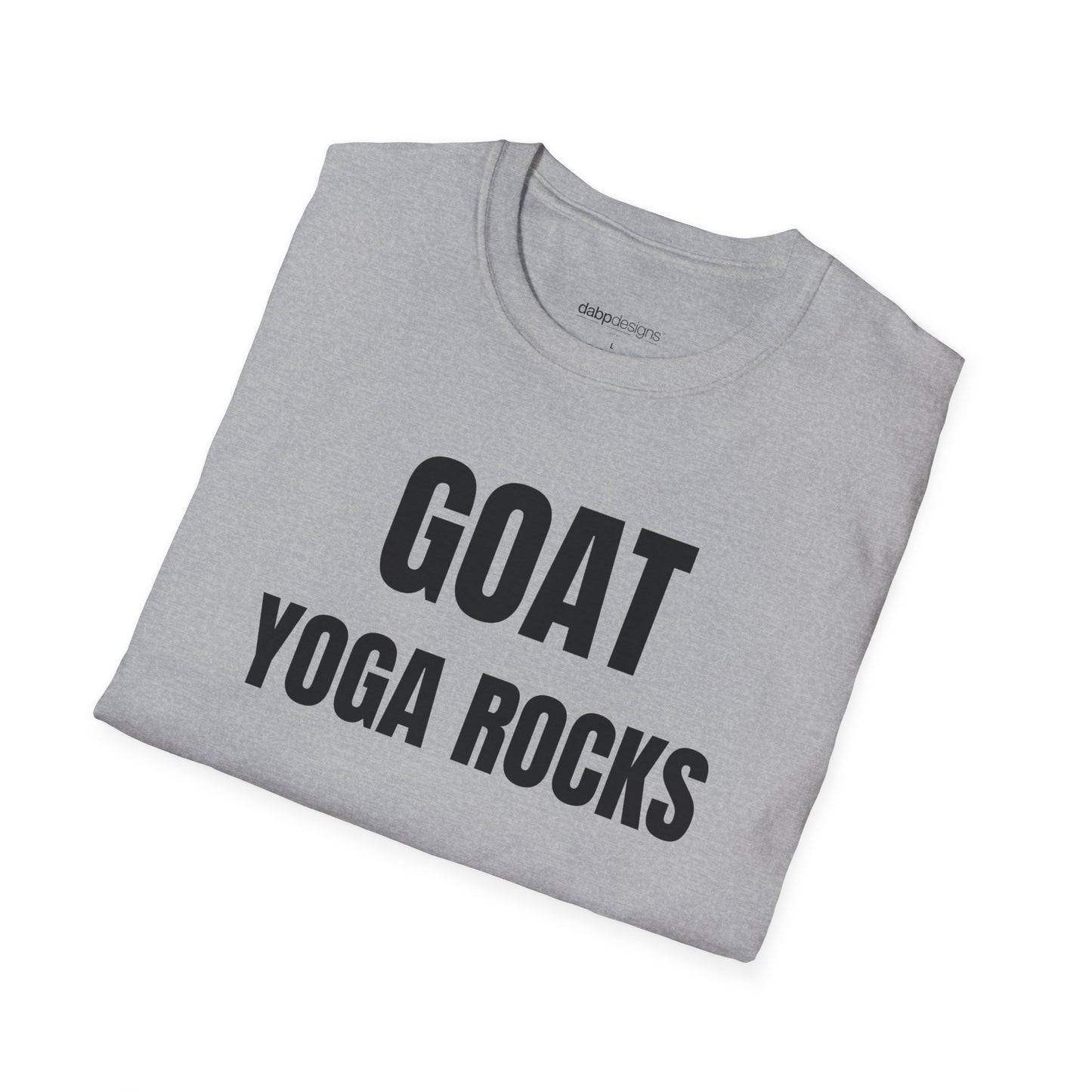 GOAT YOGA ROCKS Unisex Graphic Tee