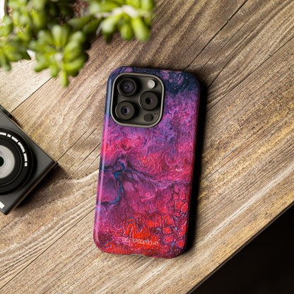 Tough Phone Cases for iPhone, Samsung and Google Pixel - DABPdesigns Acrylic Abstract Design (v1)