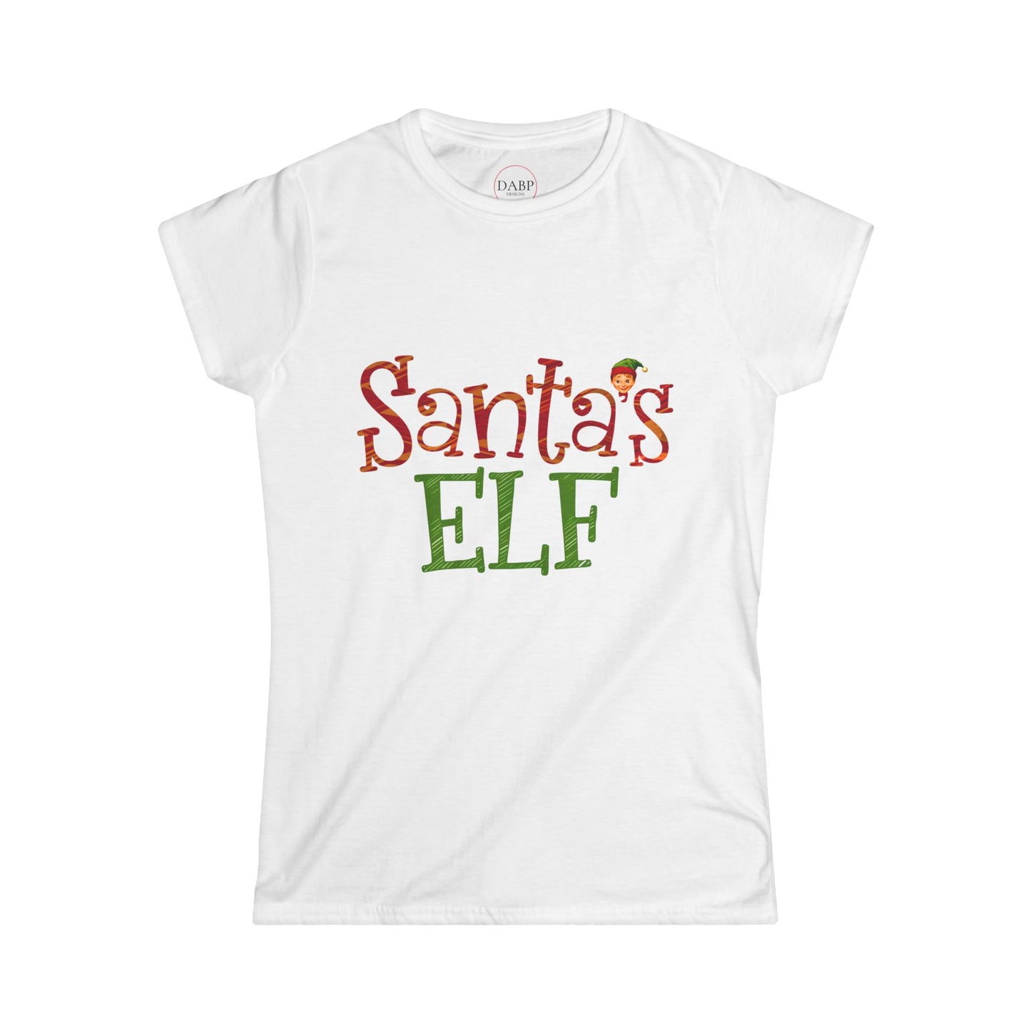 Gildan 64000L Softstyle Tee - Santa's Elf Festive Holiday