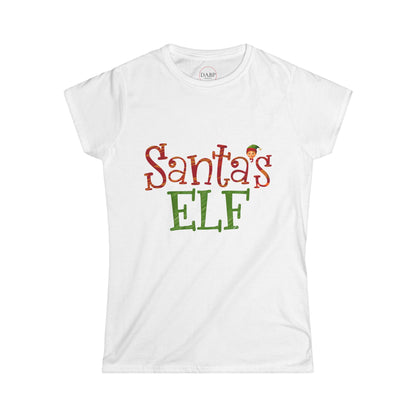 Gildan 64000L Softstyle Tee - Santa's Elf Festive Holiday