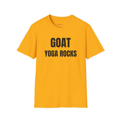 GOAT YOGA ROCKS Unisex Graphic Tee