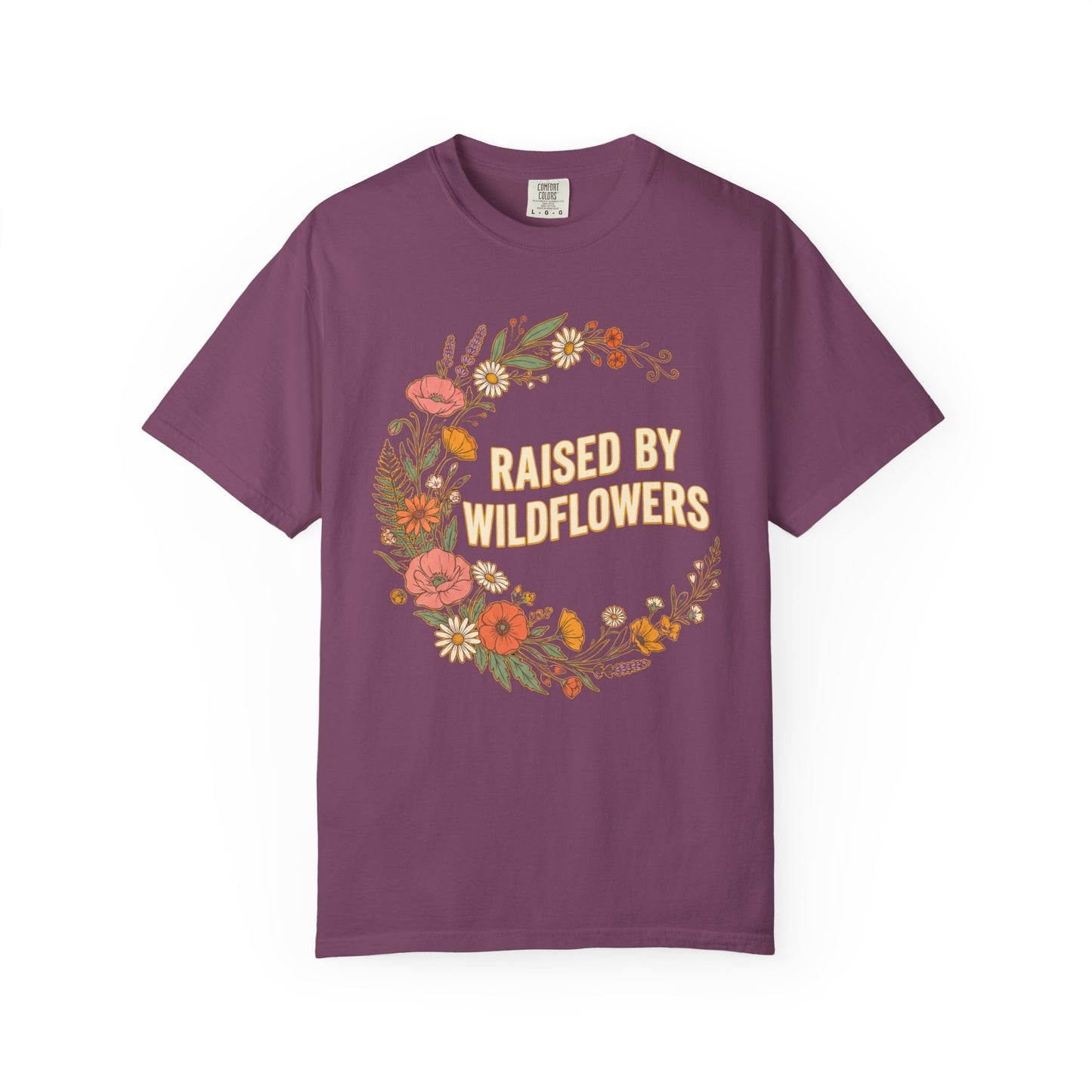 Raised by Wildflowers Botanical Graphic Tee