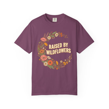 Raised by Wildflowers Botanical Graphic Tee