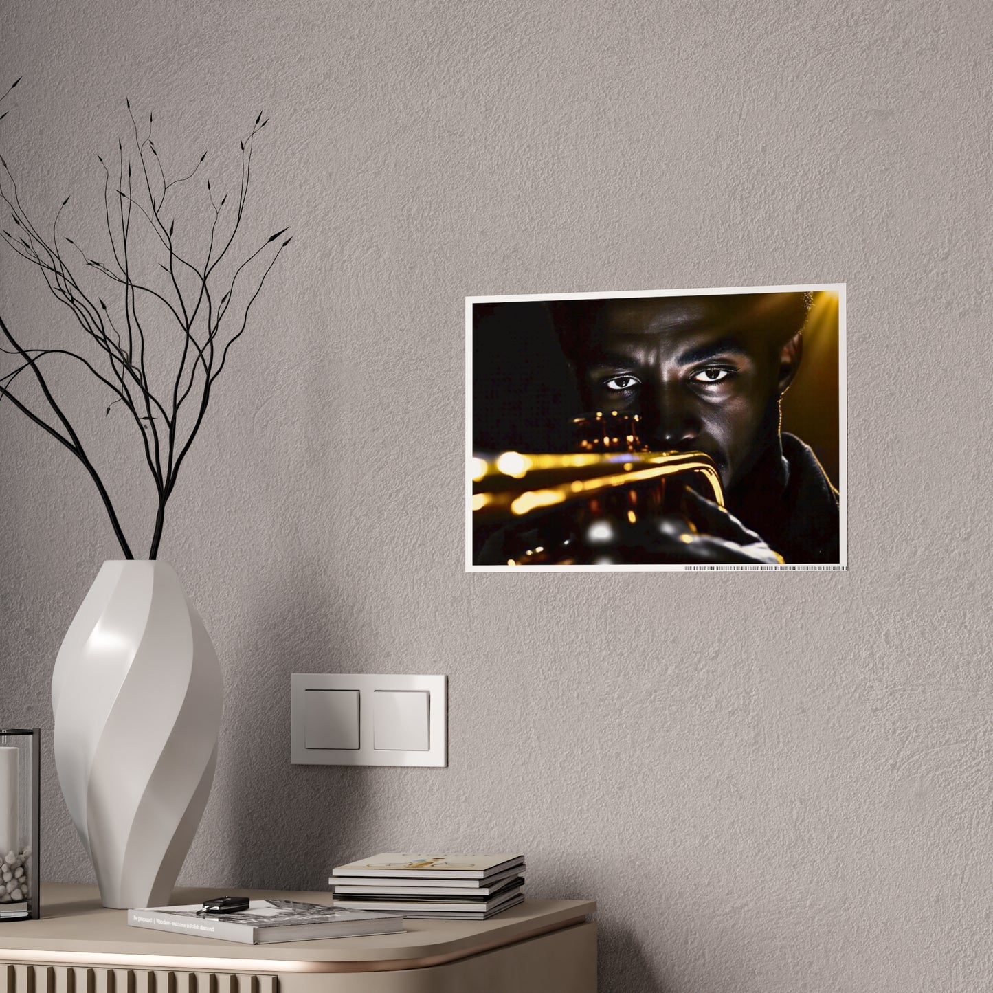 Jazz-Inspired Glossy Poster Art | Electric Tutu
