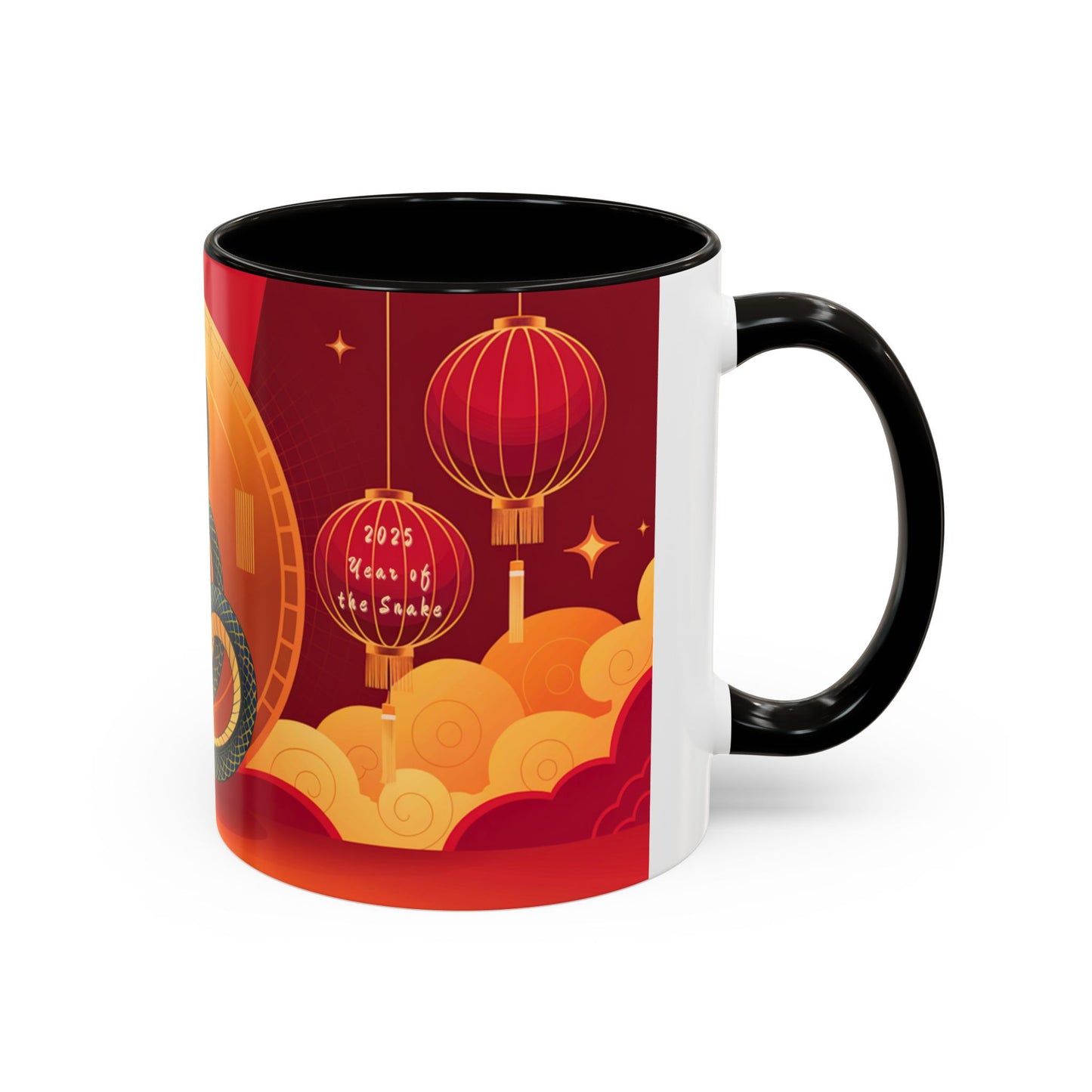 2025 Year of the Snake Chinese New Year Colorful Mug, 11oz (v5)