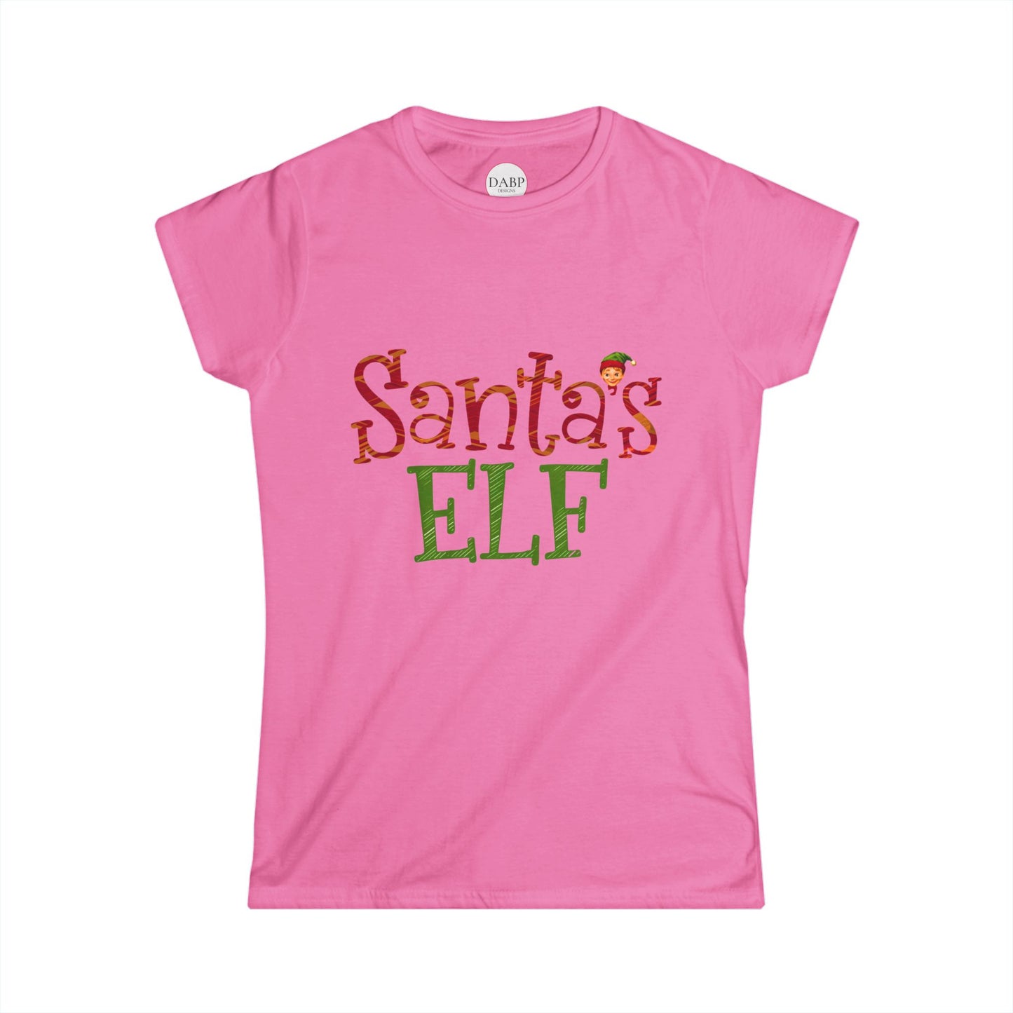 Gildan 64000L Softstyle Tee - Santa's Elf Festive Holiday