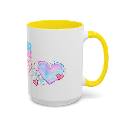 Pour toujours/Mon amour Valentine's Day Mug Set– Romantic French Gift for Couples [2 of 2] (11oz, 15oz)
