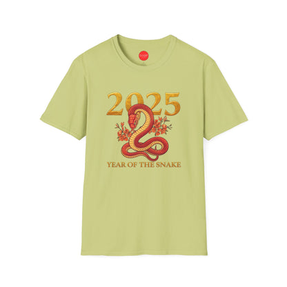 Gildan 64000 Unisex Softstyle Short-sleeve Tee | 2025 Year of the Snake Chinese New Year Design