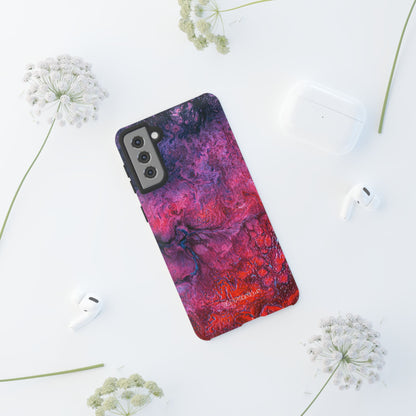 Tough Phone Cases for iPhone, Samsung and Google Pixel - DABPdesigns Acrylic Abstract Design (v1)