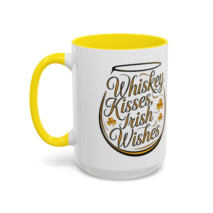 Whiskey Kisses, Irish Wishes – St. Patrick’s Day Mug (11oz, 15oz)