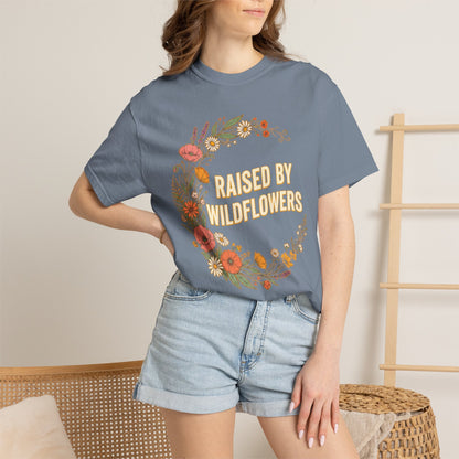 Raised by Wildflowers Botanical Graphic Tee