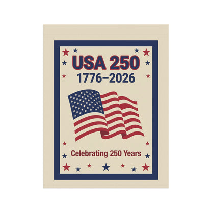 USA 250 1776–2026 Garden Flag