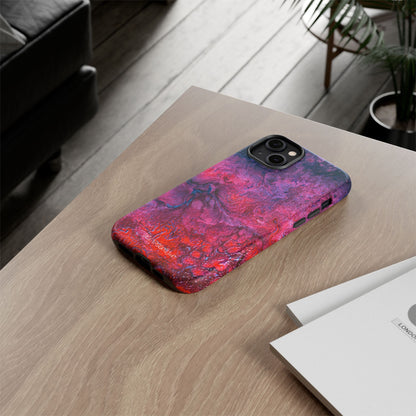 Tough Phone Cases for iPhone, Samsung and Google Pixel - DABPdesigns Acrylic Abstract Design (v1)