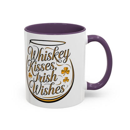 Whiskey Kisses, Irish Wishes – St. Patrick’s Day Mug (11oz, 15oz)