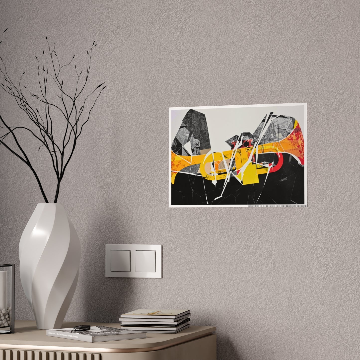 Jazz-Inspired Glossy Poster Art | Color Milestones