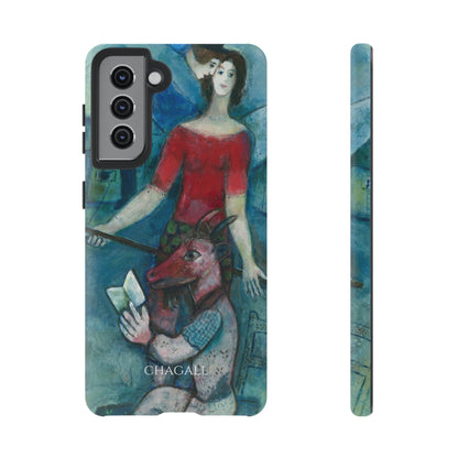 Tough Phone Case for iPhone, Samsung and Google Pixel - Chagall, The Angel and the Reader (1930)