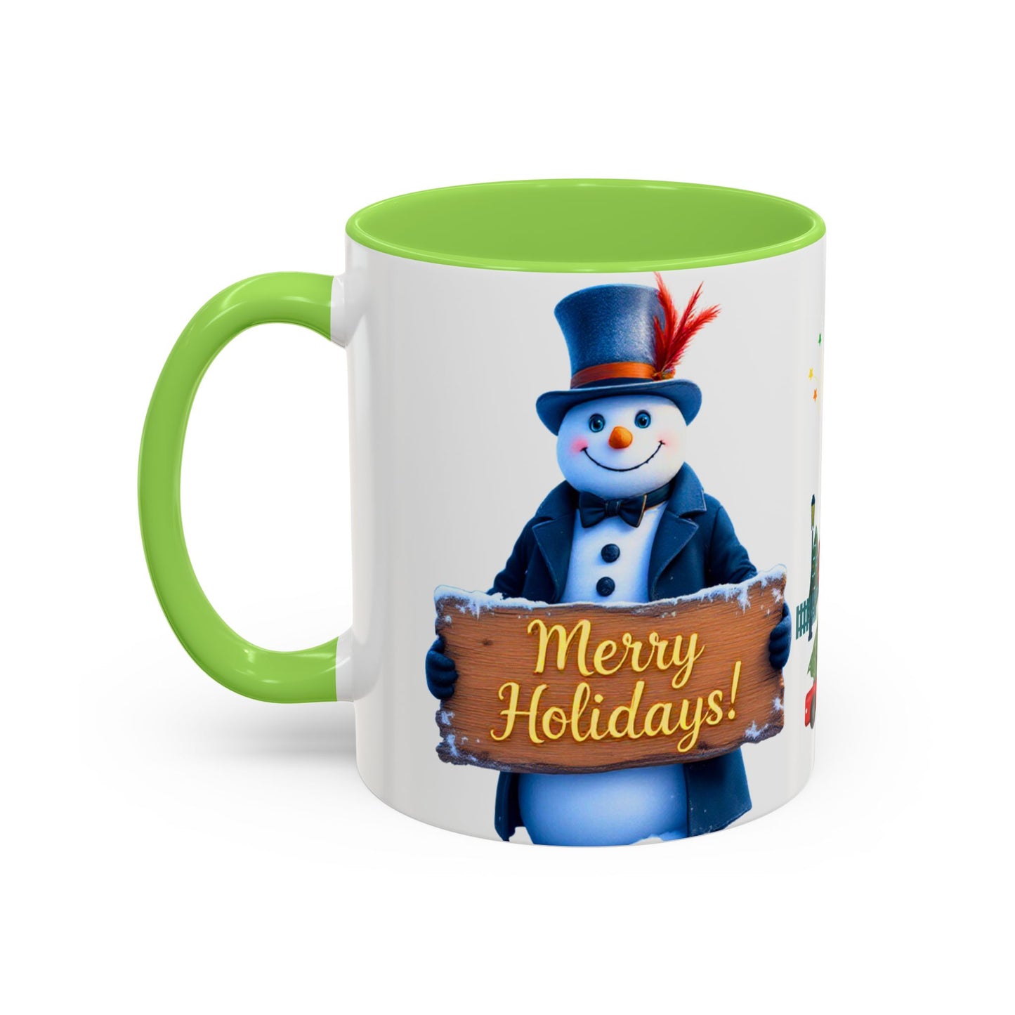 Merry Holidays Snowman Mug (v1)