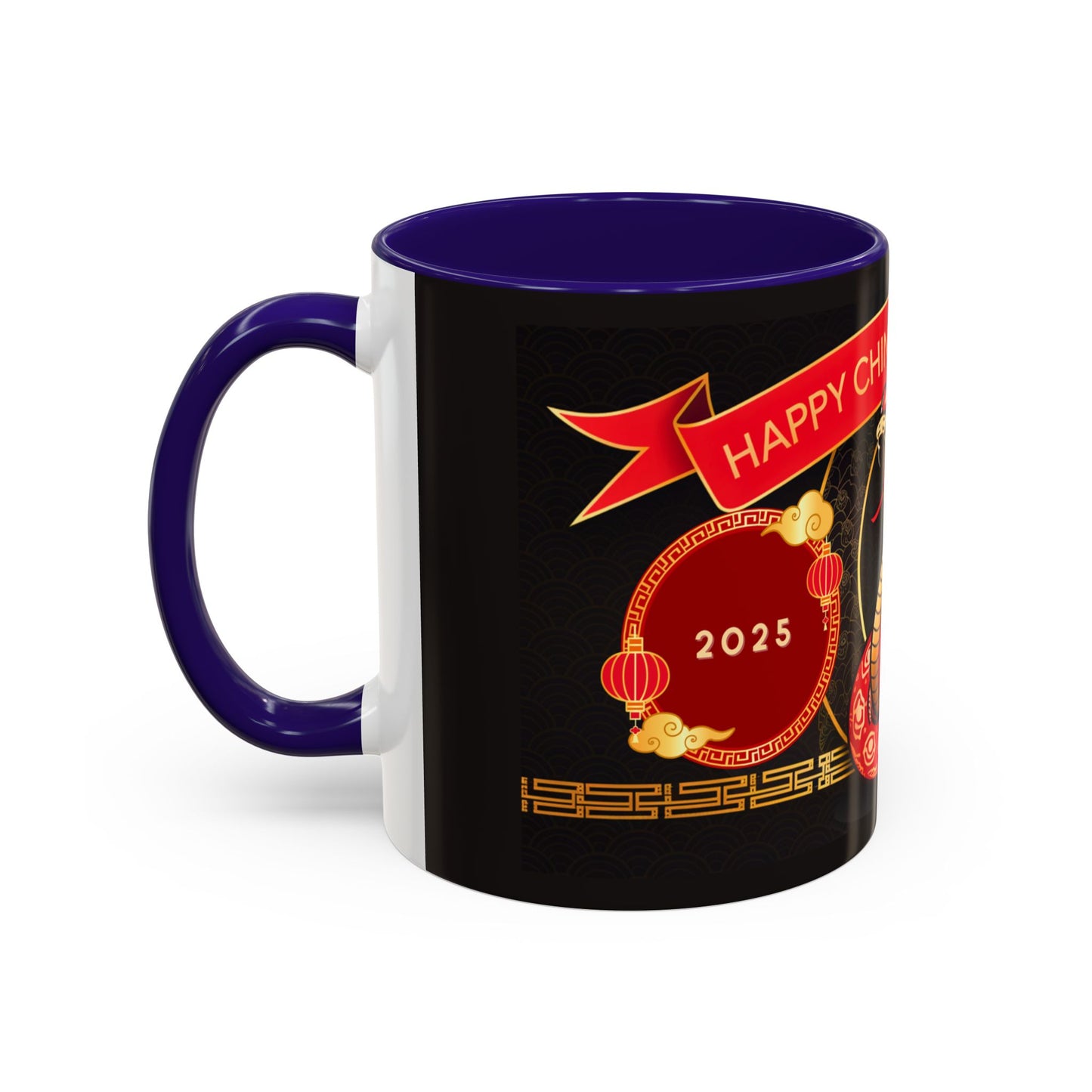 2025 Year of the Snake Chinese New Year Colorful Mug, 11oz (v3)