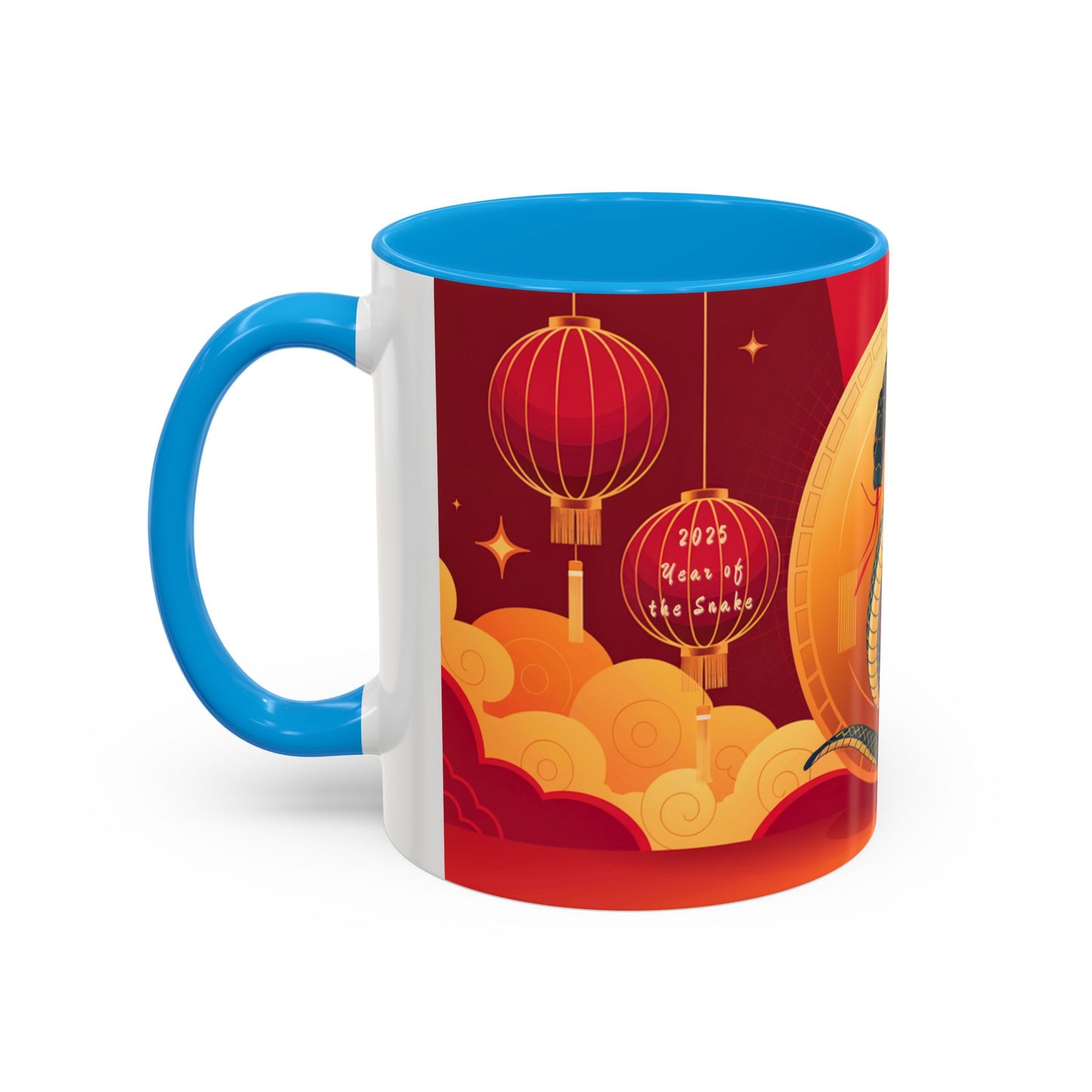 2025 Year of the Snake Chinese New Year Colorful Mug, 11oz (v5)