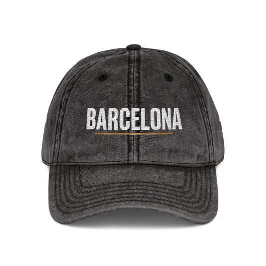 Barcelona Vintage Embroidered Dad Cap | Beach Cities Collection