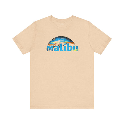 Bella+Canvas · 3001 Unisex Jersey Short Sleeve Tee - Malibu Coastal Vibes (v3)