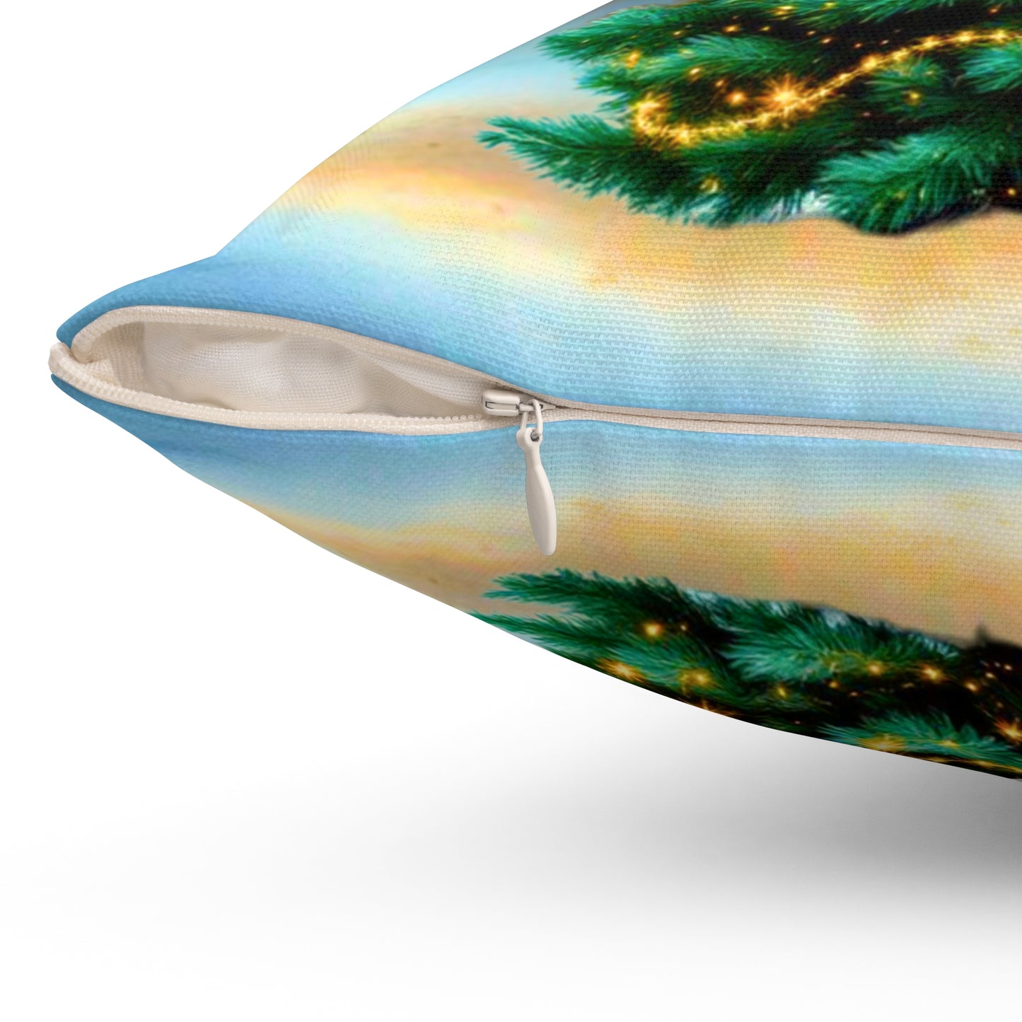 Elegant Christmas Tree Pillow – Merry Christmas Design