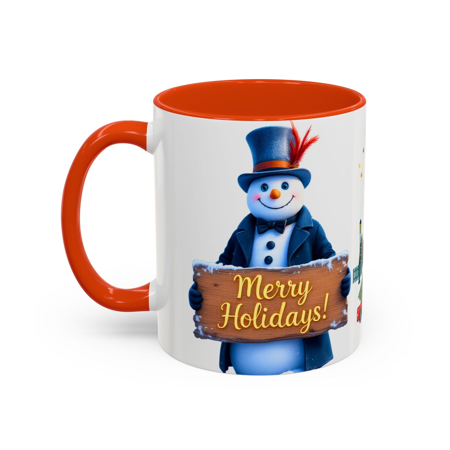 Merry Holidays Snowman Mug (v1)