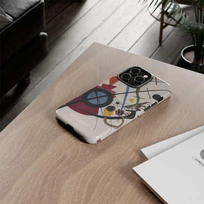 Tough Phone Case for iPhone, Samsung and Google Pixel - Kandinsky, Violett (1923)