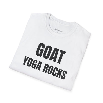 GOAT YOGA ROCKS Unisex Graphic Tee