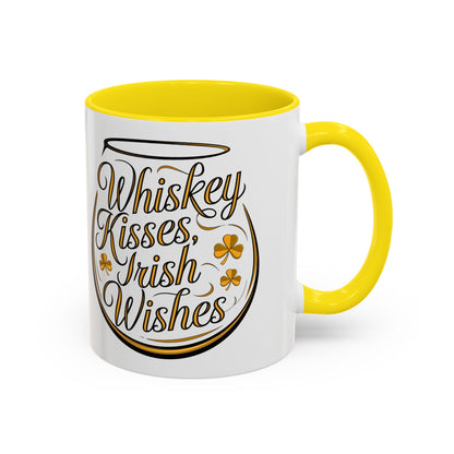 Whiskey Kisses, Irish Wishes – St. Patrick’s Day Mug (11oz, 15oz)
