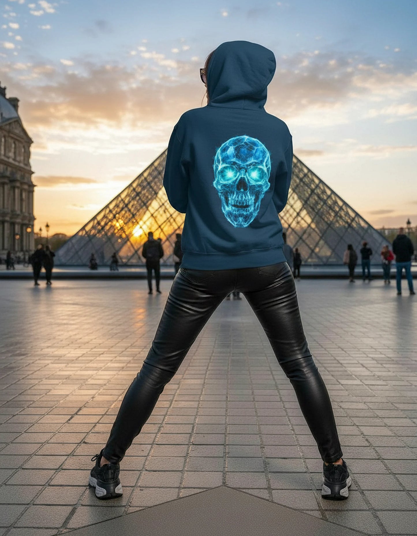 Winter’s Fury Crystal Skull Hoodie