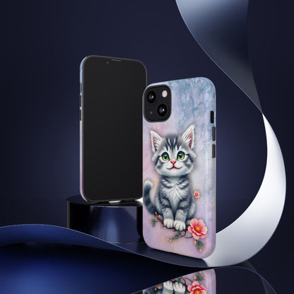 Tough Phone Case for iPhone, Samsung and Google Pixel - Dem Putty Tat Series (v1)