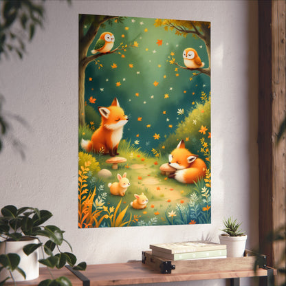 Autumn Forest Friends - Cozy Woodland Animals