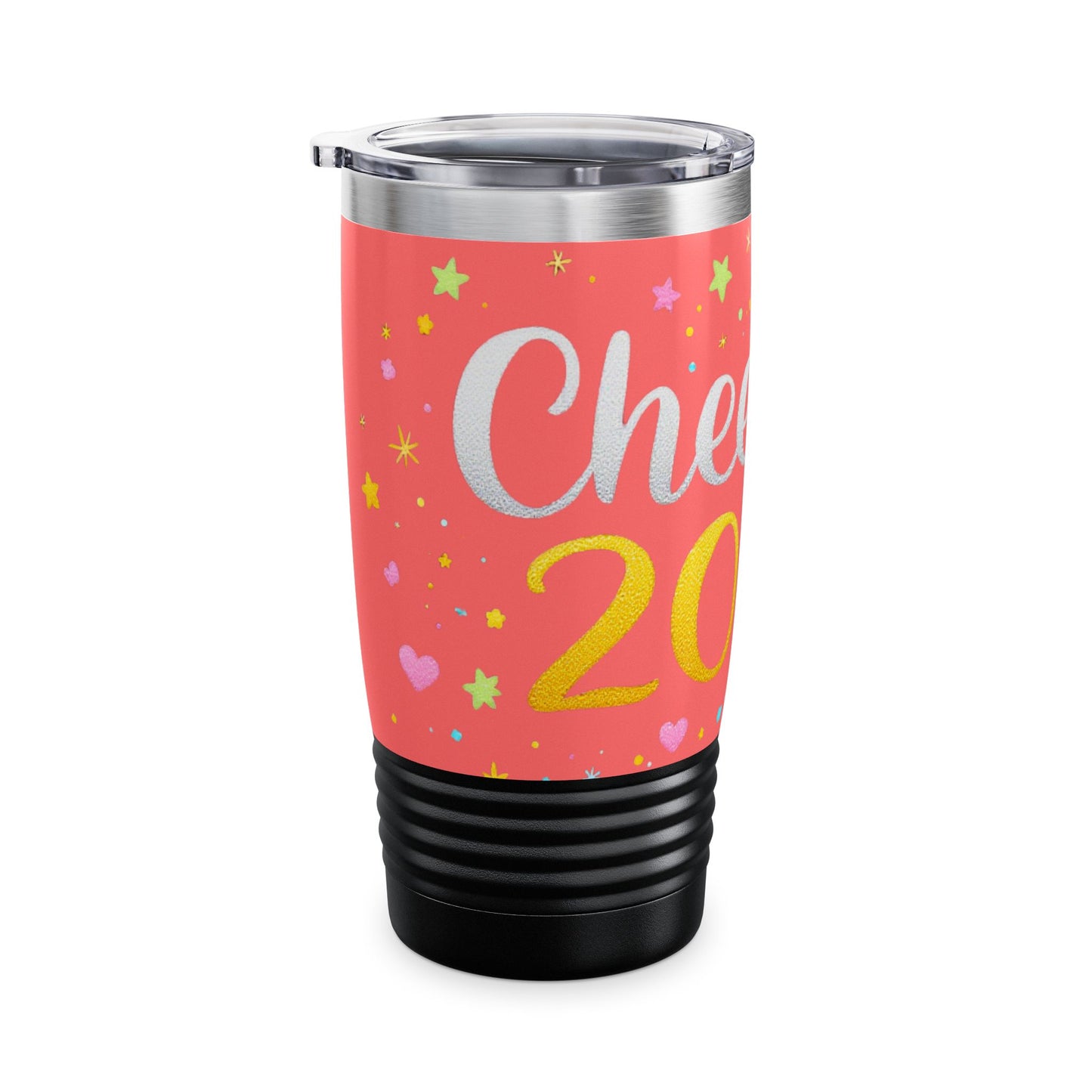 Cheers to 2025 Festive New Year - Ringneck Tumbler, 20oz