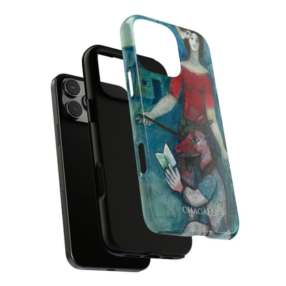 Tough Phone Case for iPhone, Samsung and Google Pixel - Chagall, The Angel and the Reader (1930)