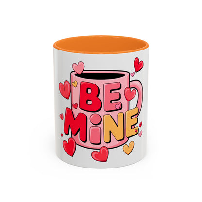 Be Mine Valentine's Day Coffee Mug – Cute Heart Mug for Love & Romance (11oz)