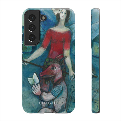 Tough Phone Case for iPhone, Samsung and Google Pixel - Chagall, The Angel and the Reader (1930)