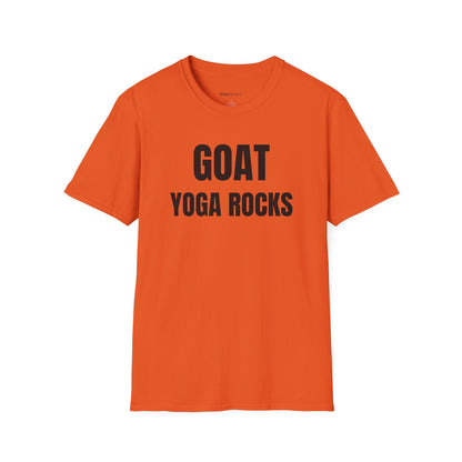 GOAT YOGA ROCKS Unisex Graphic Tee