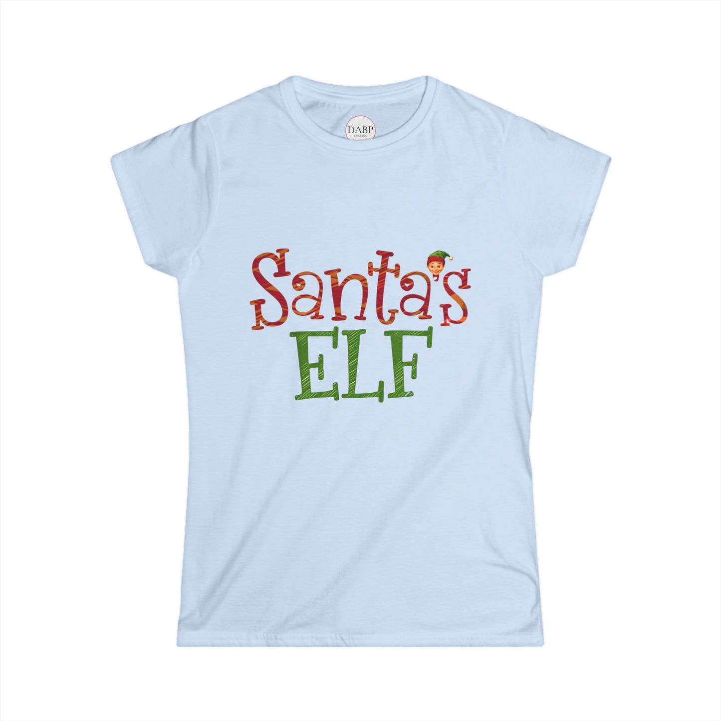 Gildan 64000L Softstyle Tee - Santa's Elf Festive Holiday