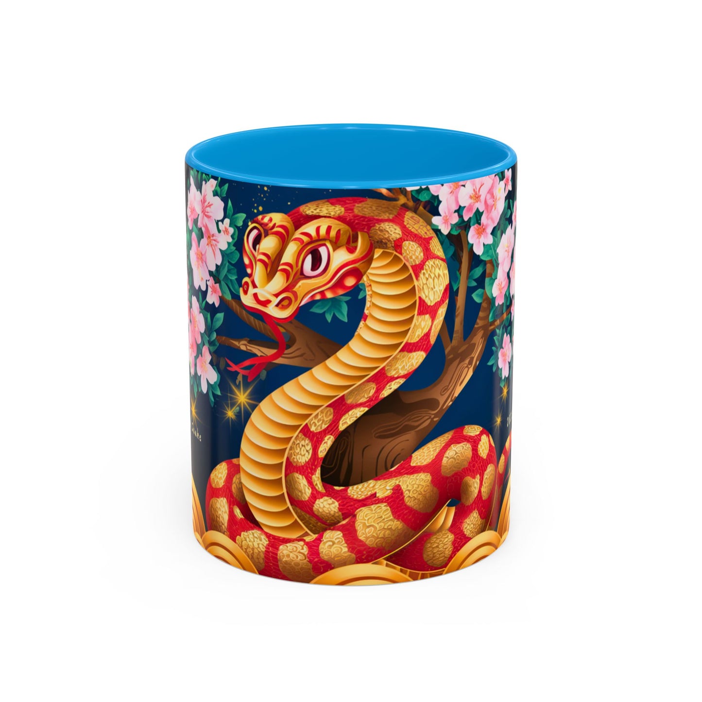 2025 Year of the Snake Chinese New Year Colorful Mug, 11oz (v4)