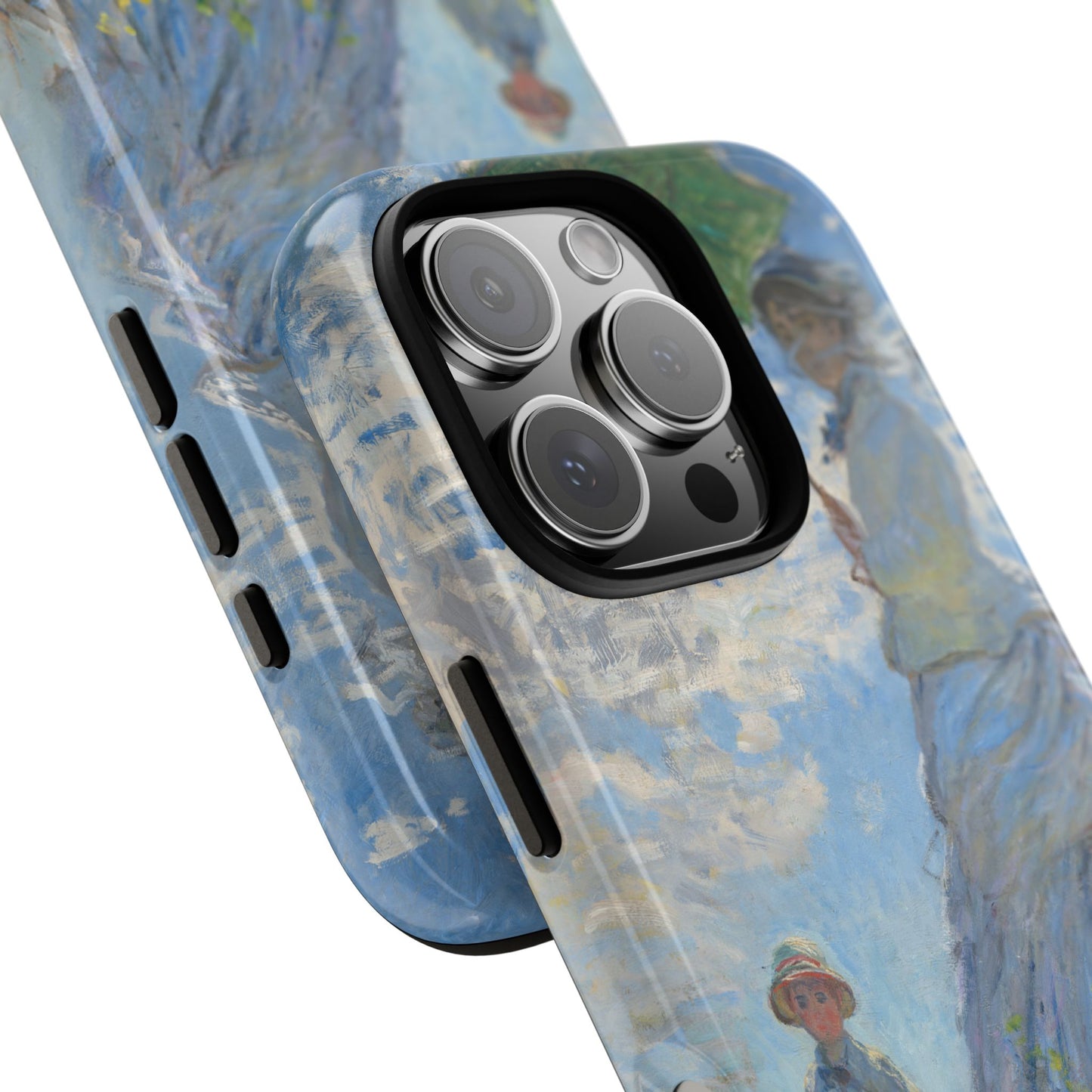 Tough Phone Case for iPhone, Samsung and Google Pixel - Monet, Woman with a Parasol - Madame Monet and Her Son (1875)