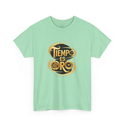 Gildan · 5000 Unisex Tee - Tiempo Es Oro – Stylish Motivational Design