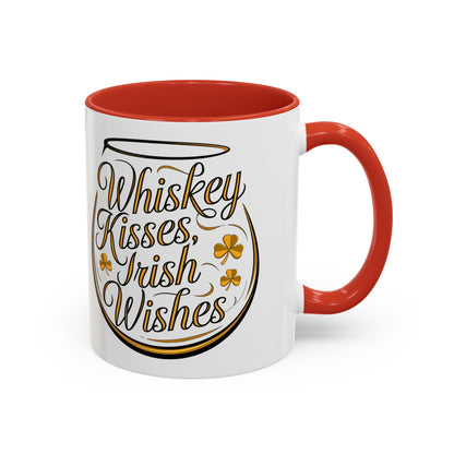Whiskey Kisses, Irish Wishes – St. Patrick’s Day Mug (11oz, 15oz)