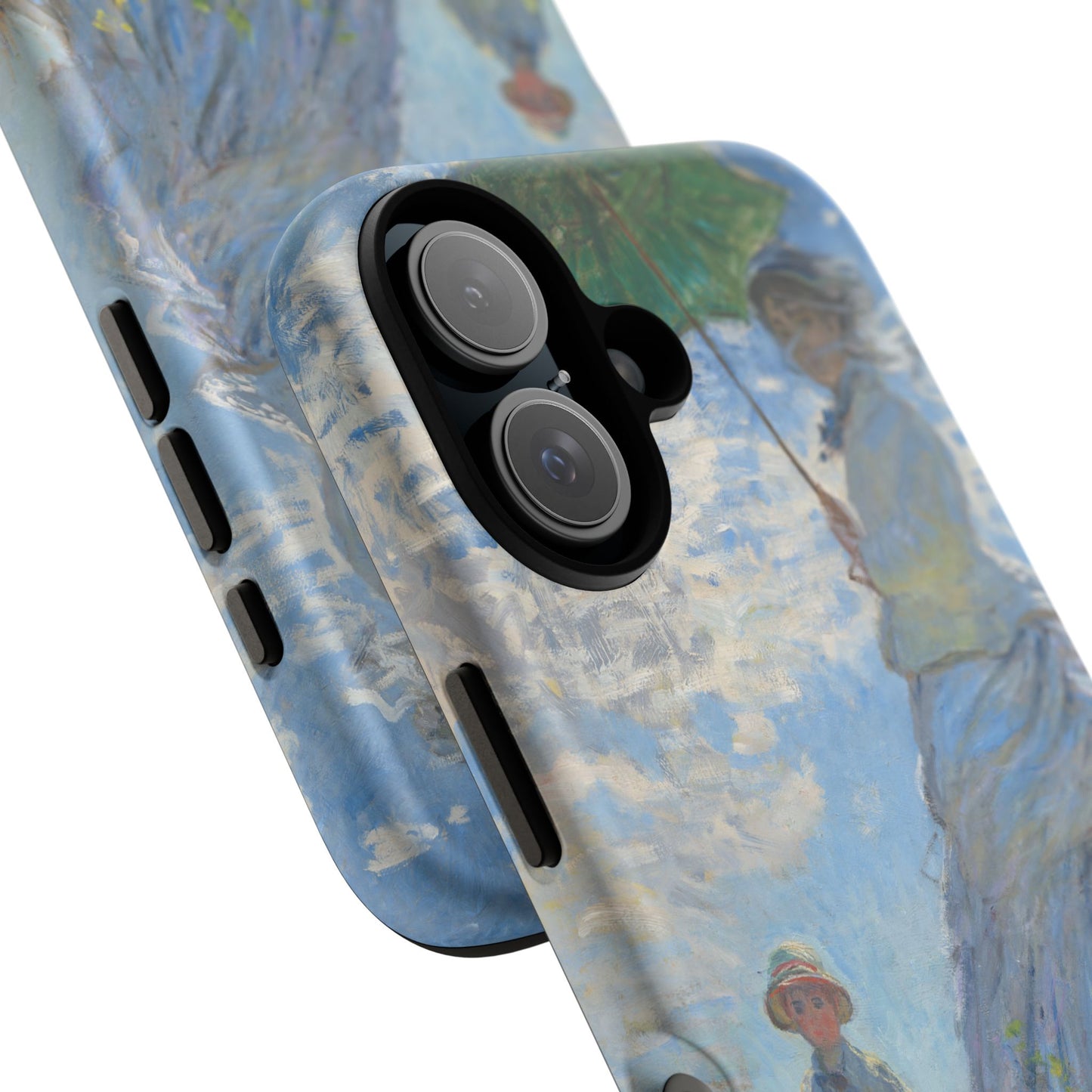 Tough Phone Case for iPhone, Samsung and Google Pixel - Monet, Woman with a Parasol - Madame Monet and Her Son (1875)