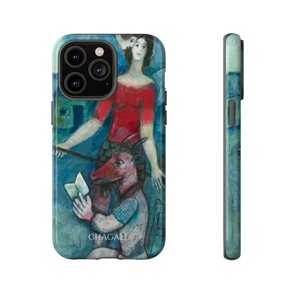 Tough Phone Case for iPhone, Samsung and Google Pixel - Chagall, The Angel and the Reader (1930)